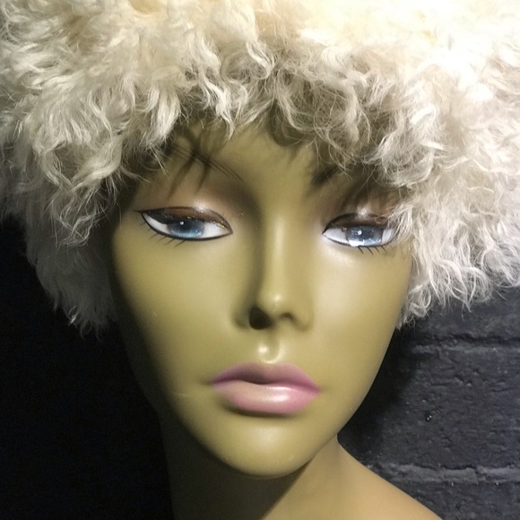 Rare vintage LambSkin Sherpa Hat